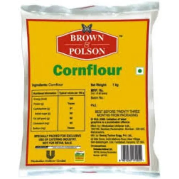 [UNI- CORNFLOUR-1 KG] Cornflour Brown & Polson – 1 Kg