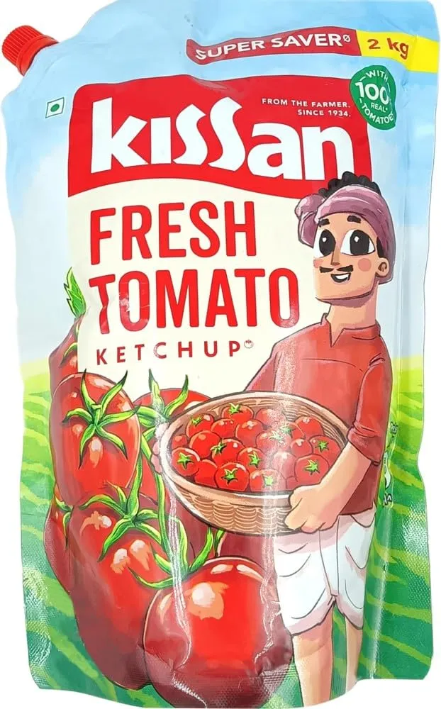 [UNI- KISAAN TOMATO KETCHUP 2 KG] Kisaan Tomato Ketchup 2 kg