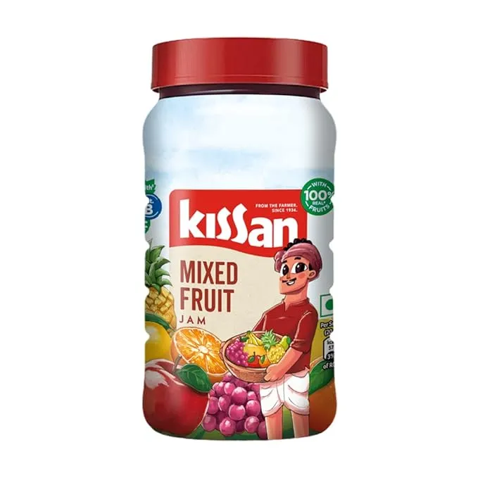 [UNI- MIX FRUIT JAM 1KG] Kissan Mixed Fruit Jam 1 kg