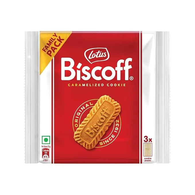 [IG- LOTUS BISCOFF BISCUIT -250 GM] Lotus Biscoff Biscuit, 250 gm