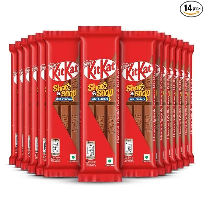[NESTLE - KITKAT 3 FINGER (14PCS)*18 MRP50] Nestle Kitkat 3 Finger - 50 mrp (57 gm * 14)