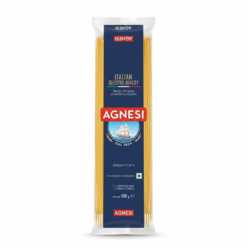 [IG- AGNESI SPAGHETTI PASTA-500GM] Agnesi Spaghetti Pasta-500Gm