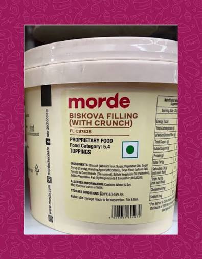 Morde Choco Filling (Biskova fillig with crunch)